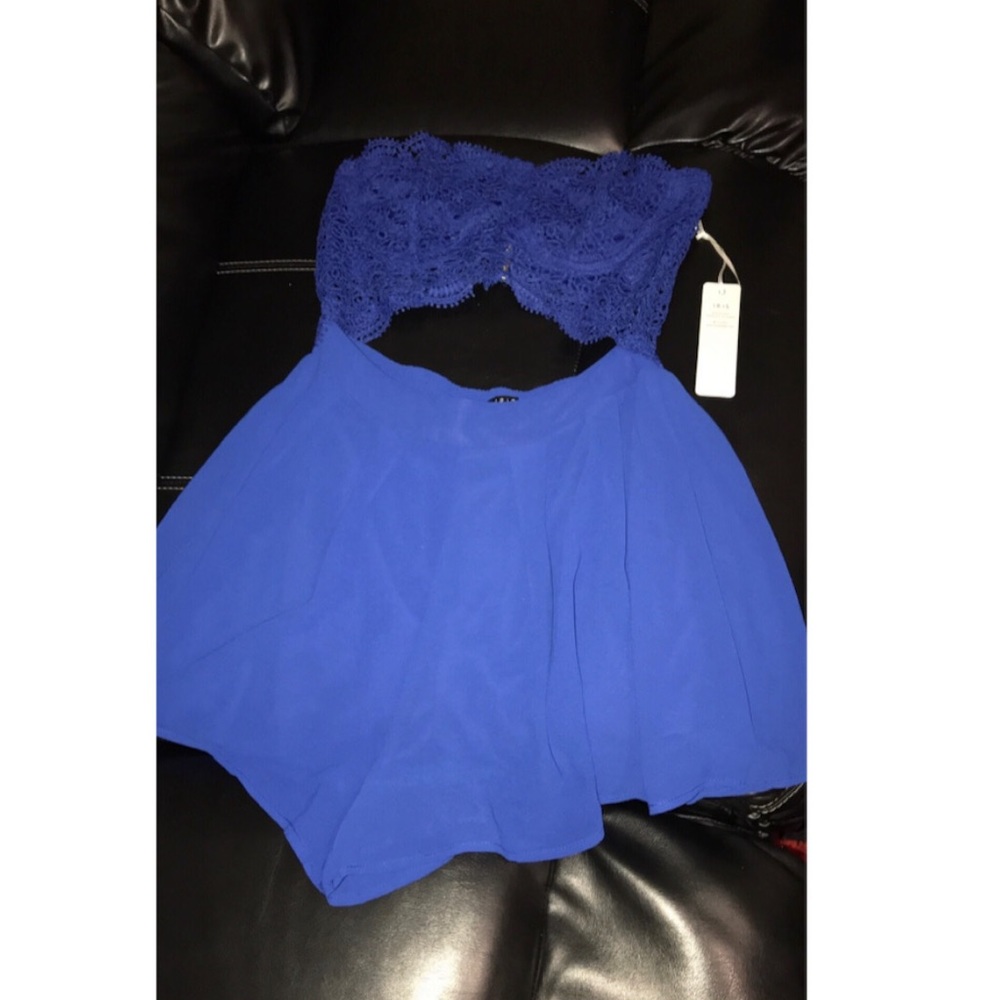 Blue Romper with tags